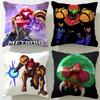 Классическая игра Metroid Наволочка Мягкая Легко стирающаяся Наволочка Универсальная для Дивана Кровати Путешествий и Офиса
