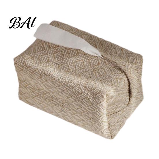 Bathroom Paper Storage Non-woven Fabric Tissue Box, Multi-purpose Organizer, Soft Durable Kitchen Case Towel Dispenser Case, for Office Desk