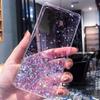 Роскошный блестящий чехол для Huawei P30 P40 P50 P20 Pro Lite Прозрачный мягкий чехол для Huawei P9 P10 Plus Противоударный чехол для задней крышки