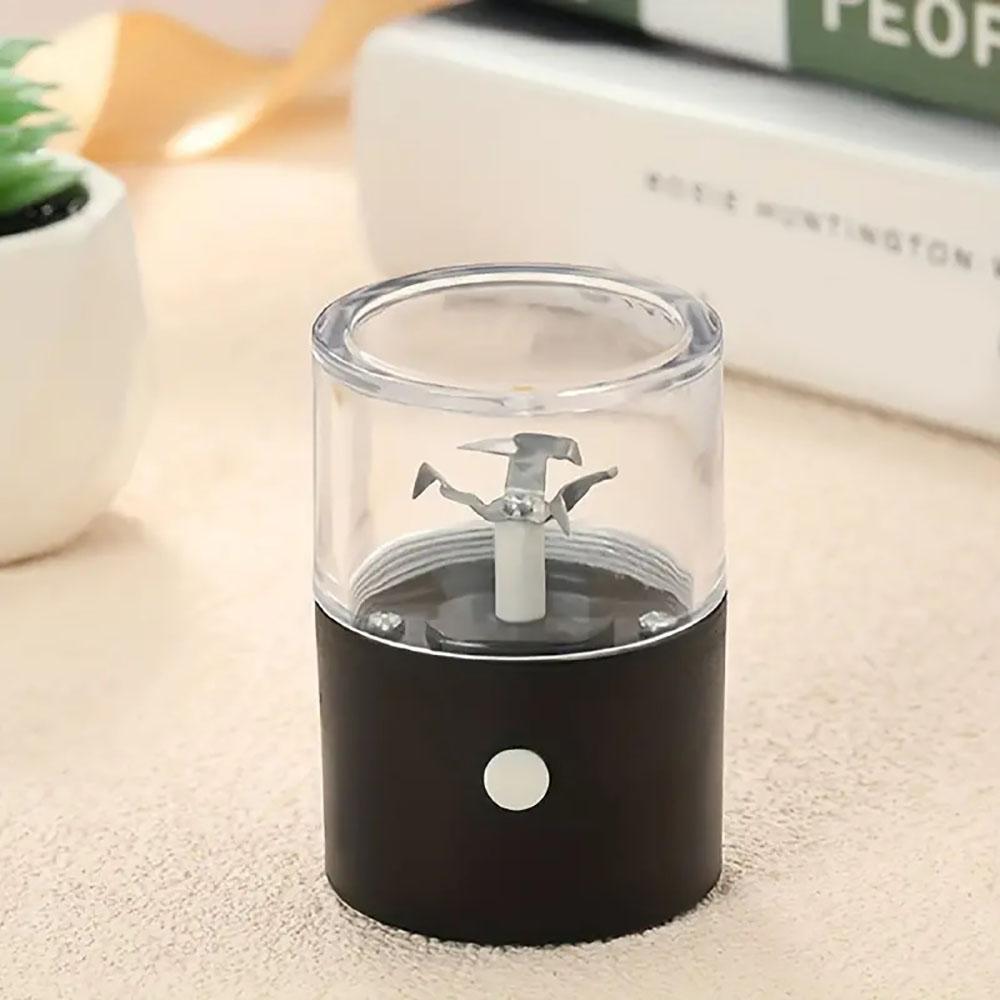 Портативная электрическая автоматическая кофемолка с USB-подзарядкой для измельчения травяных листьев и чеснока