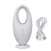 Bladeless Desk Fan 3 Speeds Energy Saving Quiet Small Table Fan with LED Light for Home Office