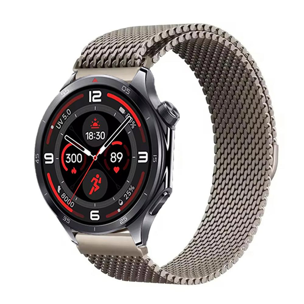 22 мм 20 мм 18 мм Миланский ремешок для Oneplus Watch 3 46 мм 43 мм/Lite/2/2R Магнитный браслет для OPPO Watch S/X2 mini Стальной браслет