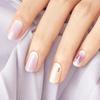Пастельные полоски для ногтей 24 шт. | Самоклеящиеся типсы-наклейки, Мягкие розовые и лавандовые тона, Быстрый 5-минутный маникюр