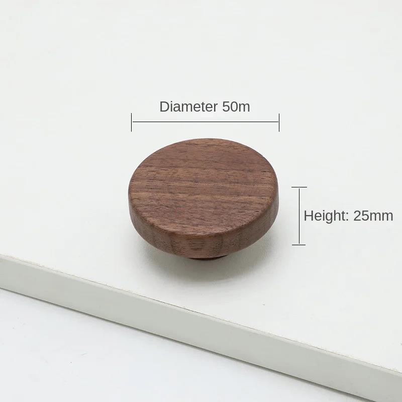 Cabinet Door Wooden Handle Cabinet Wardrobe Door Handle Bow Shaped Handle Beech Black Walnut Drawer Wooden