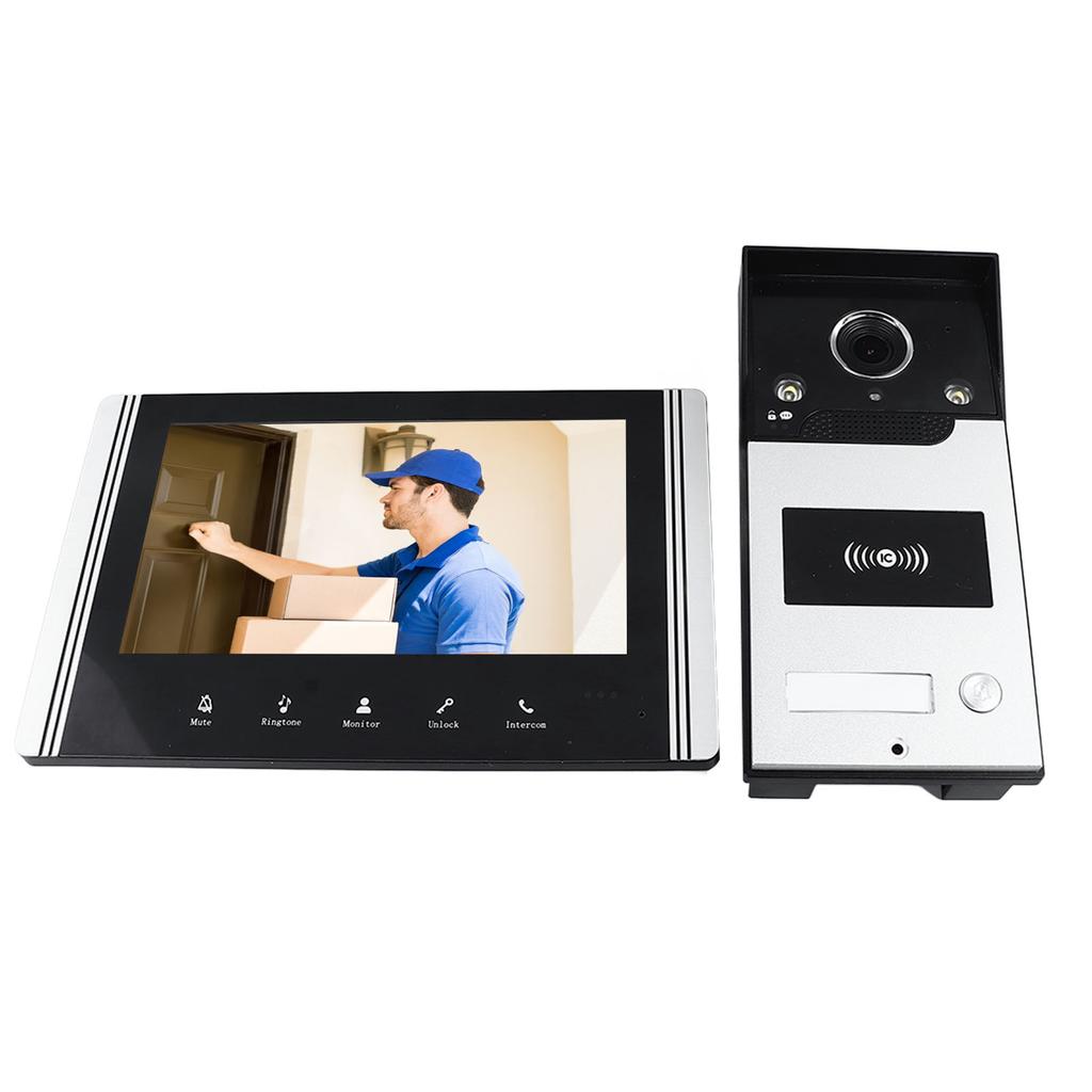 Домашний видеодомофон с HD-дисплеем и двухсторонней связью IP65 Водонепроницаемый датчик движения Сигнализация Дверной глазок