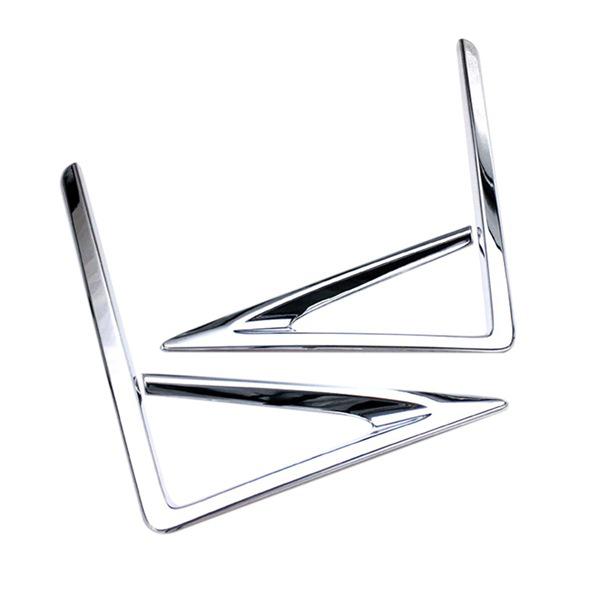 Накладки на противотуманные фары переднего бампера гибридной версии Toyota 80 серии (Пара)