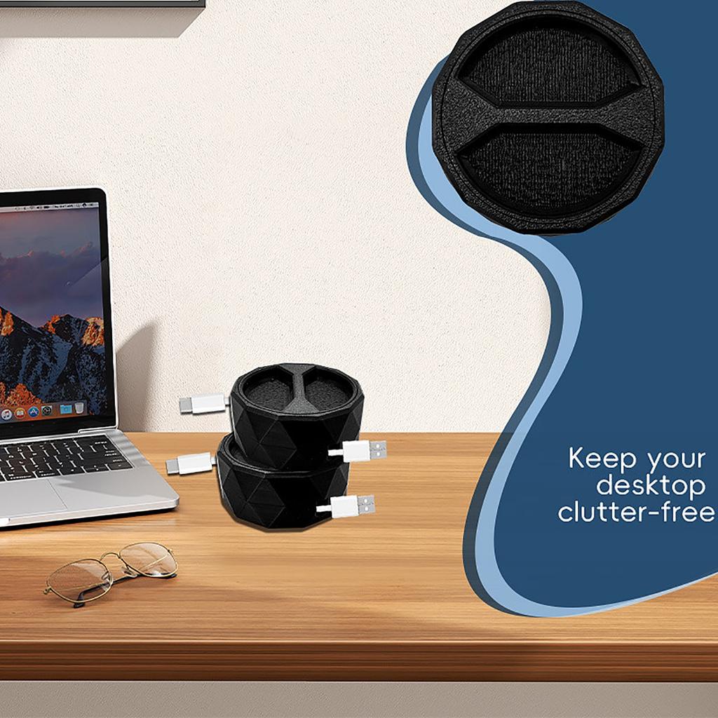 Charger Cord , Plastic Cable Management Box, Break Earphone Storage Case