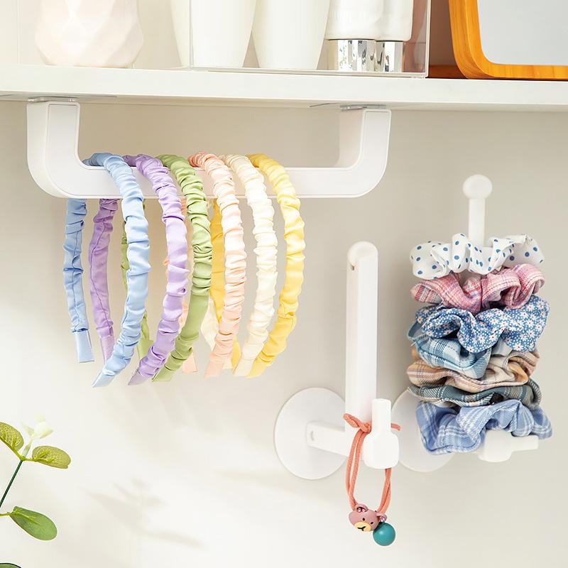 Wall Mounted Hair Clip And Headband Storage Rack - No Punching Required - Hair Clip Storage Organizer Holder Hair Accessories