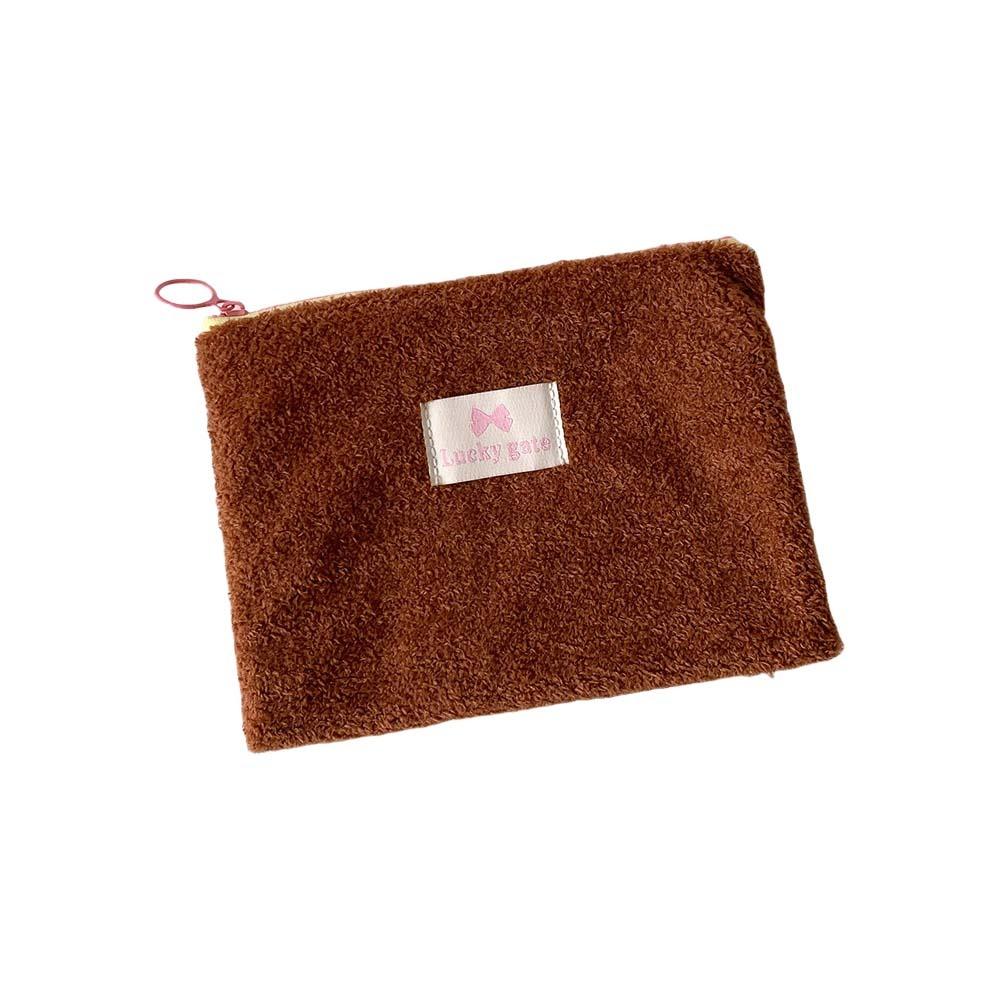 Хранение ювелирных изделий плюшевая канцелярская сумка большой емкости пенал пенал для девочек/мальчиков