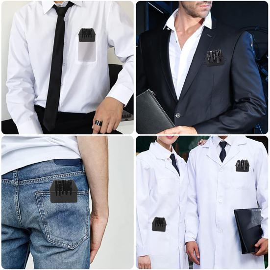 Сумка для ручек, нежная текстура, сплошной цвет, карманный протектор из искусственной кожи, органайзер для карандашей, сумка для лаборатории