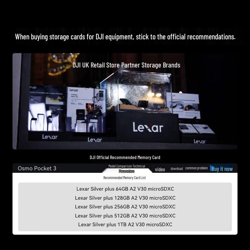 Lexar 256 ГБ Micro SD карта для 4K видео