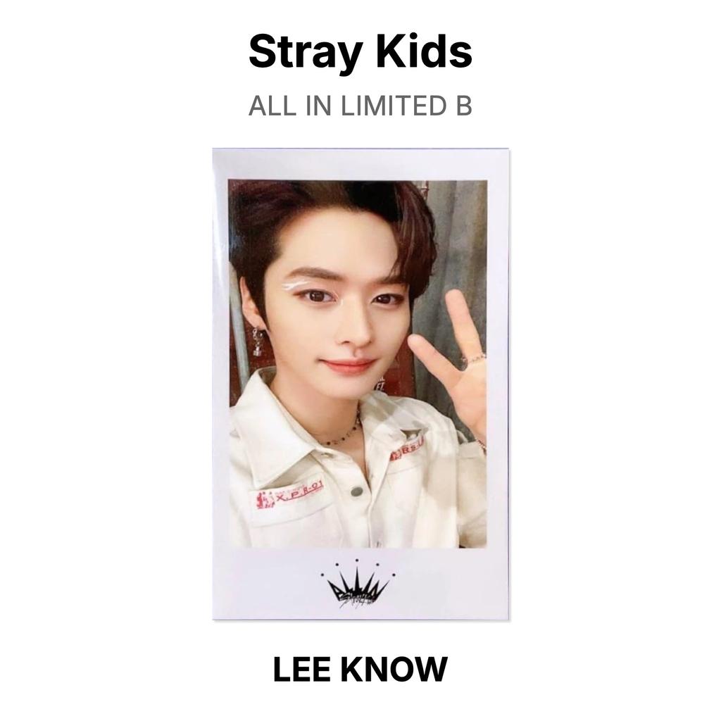 Stray Kids ВСЕ В ОГРАНИЧЕННОМ ИЗДАНИИ B Официальная фотокарточка