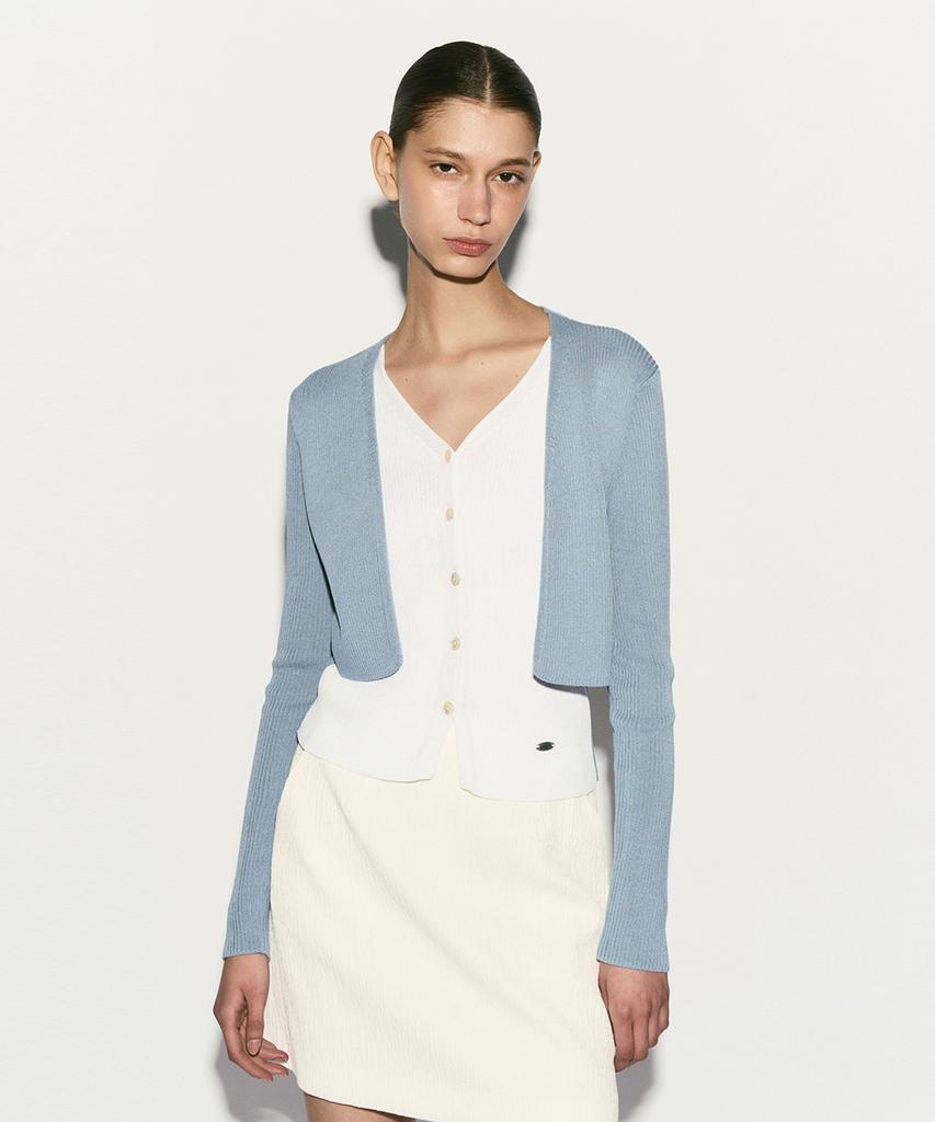 RE RHEE Ribbed Attatched-Layer Top Cloud