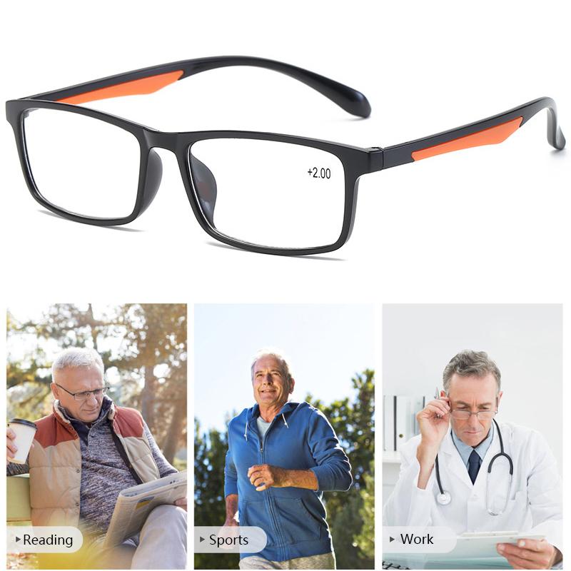 Очки для пресбиопии, сверхлегкие очки для чтения в стиле ретро, мужские очки TR90 для женщин, женские, прозрачные линзы, ручная работа