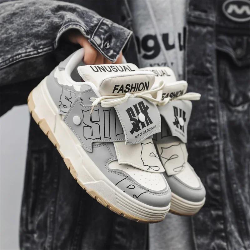 Уличная обувь для пар Tide Bread Shoes для мужчин, обувь для досок, повседневная обувь для мужчин, удобные нескользящие кроссовки, мода