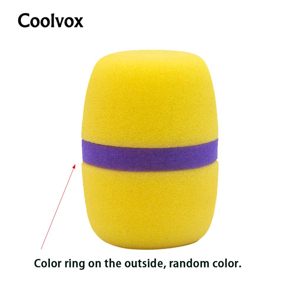 1pcs Flat Multi Color Foam Wireless Wired Microphone Sponge Cover Soft Foam Microphone Foam Windscreen for Shure Microphone