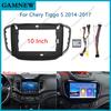 10-дюймовая автомобильная рамка-переходник, CANBUS-декодер для Chery Tiggo 5 2014-2017, комплект панели для установки Android-радио