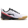 Li Ning CS16 Нескользящие износостойкие низкие бадминтонные кроссовки унисекс Белый Черный Красный AYTS057-2