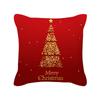 Красная Рождественская Наволочка Новая Праздничная Праздничная Персиковая Кожа Наволочка Домашняя Наволочка для Подушки на Диван