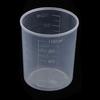 100ML Scale Cup Reusable Stackable Plastic Washable Measuring Glass for Lab