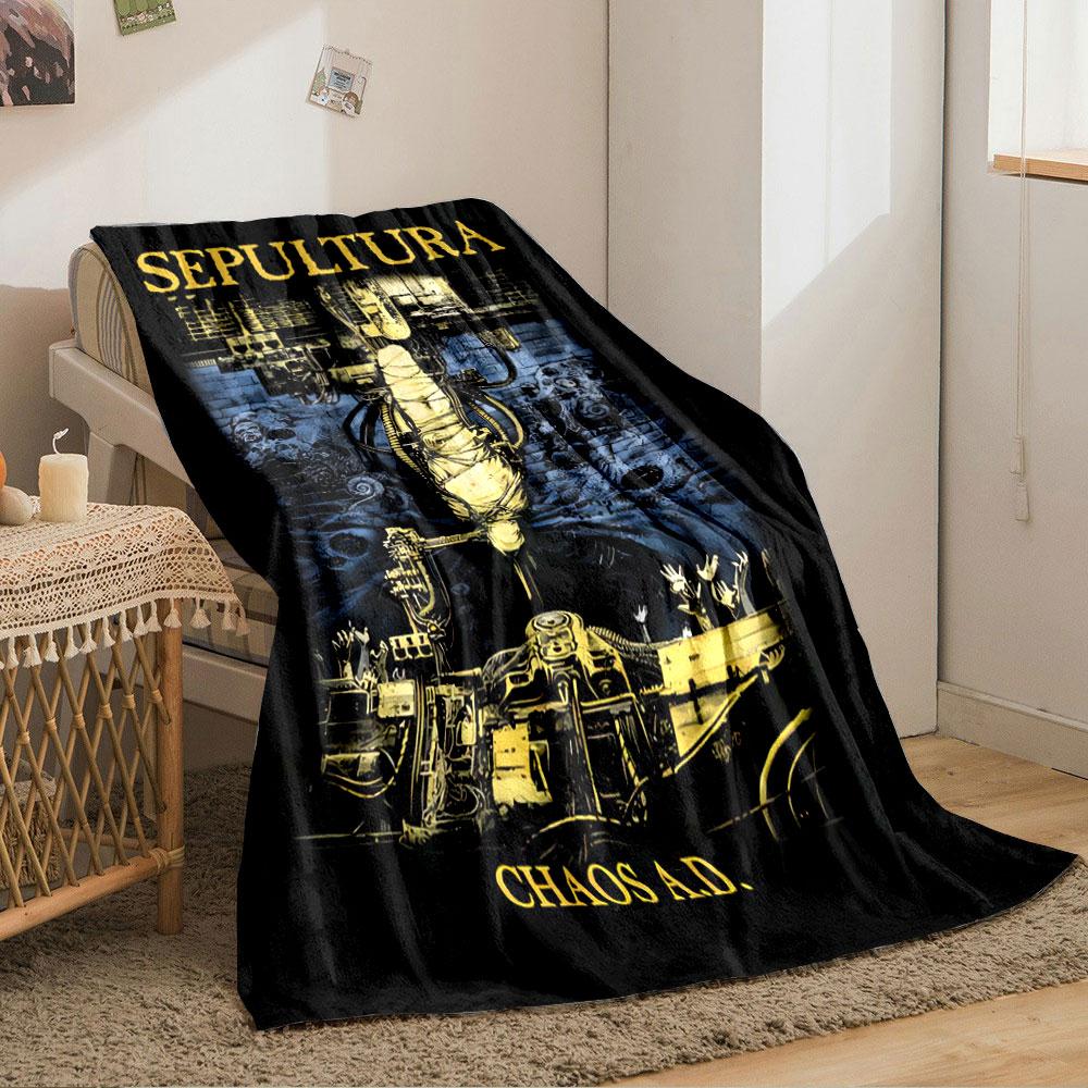 "Sepultura Chaos A.D. Design" for all seasons blanket lunch break throw gift