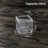 Square High Transparent Plastic Box Betta Breeding Box Mini Candy Packaging Box