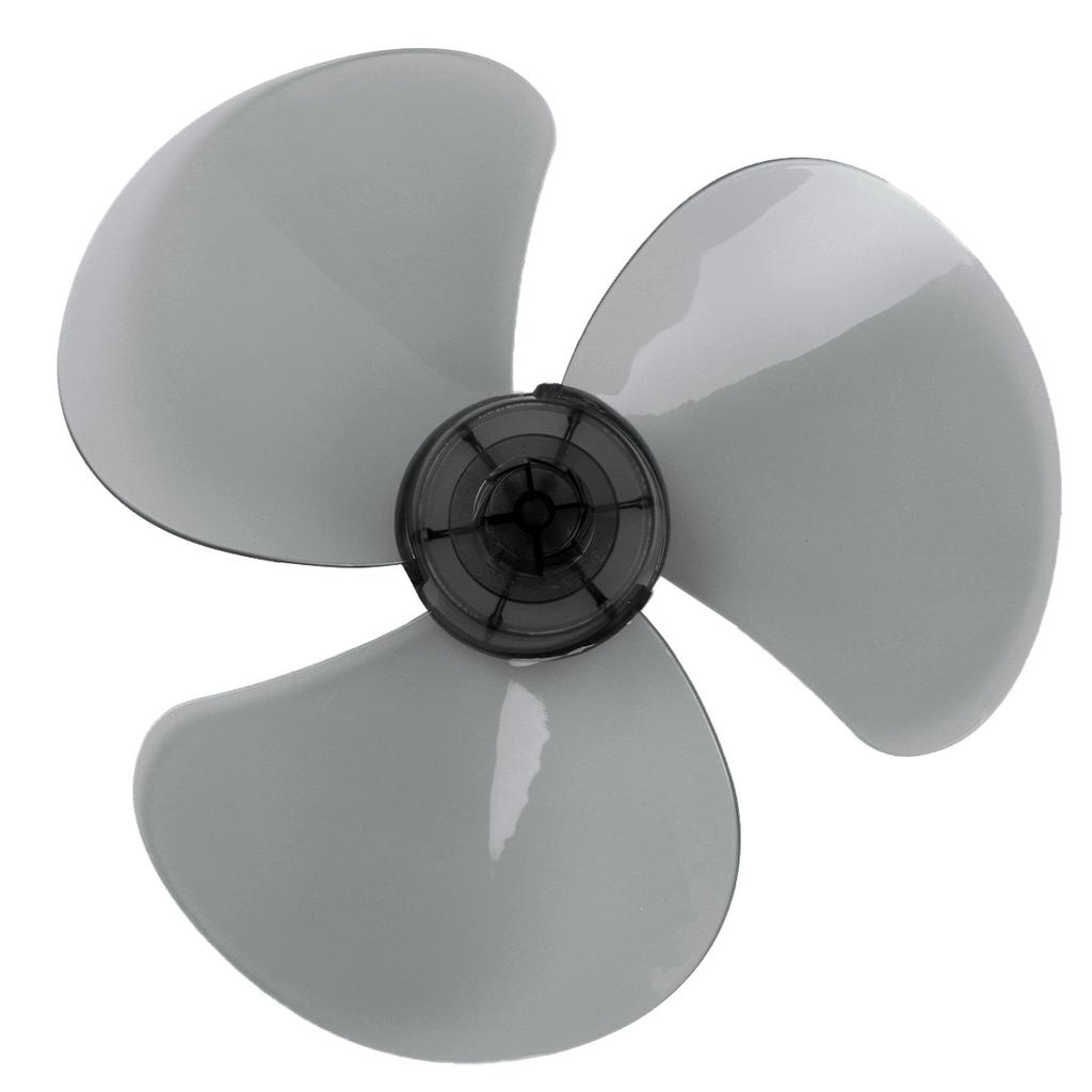 Plastic Fan Blade 3 Leaves with Nut Cover General for Table Fanner