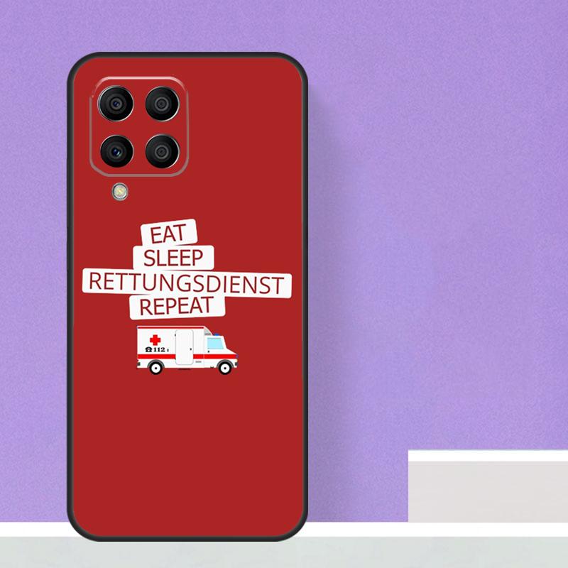 Ambulance EMS EMT Paramedic For Samsung Galaxy M13 M33 M53 M12 M32 M52 M14 M34 M54 M20 M51 M21 M30s M31s M15 M55 Case
