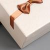 Ribbon Bow Gift Box with Cushion Valentine's Day Bridesmaid Wedding Birthday Present Wrapping Box with Lid Portable Jewelry Packaging