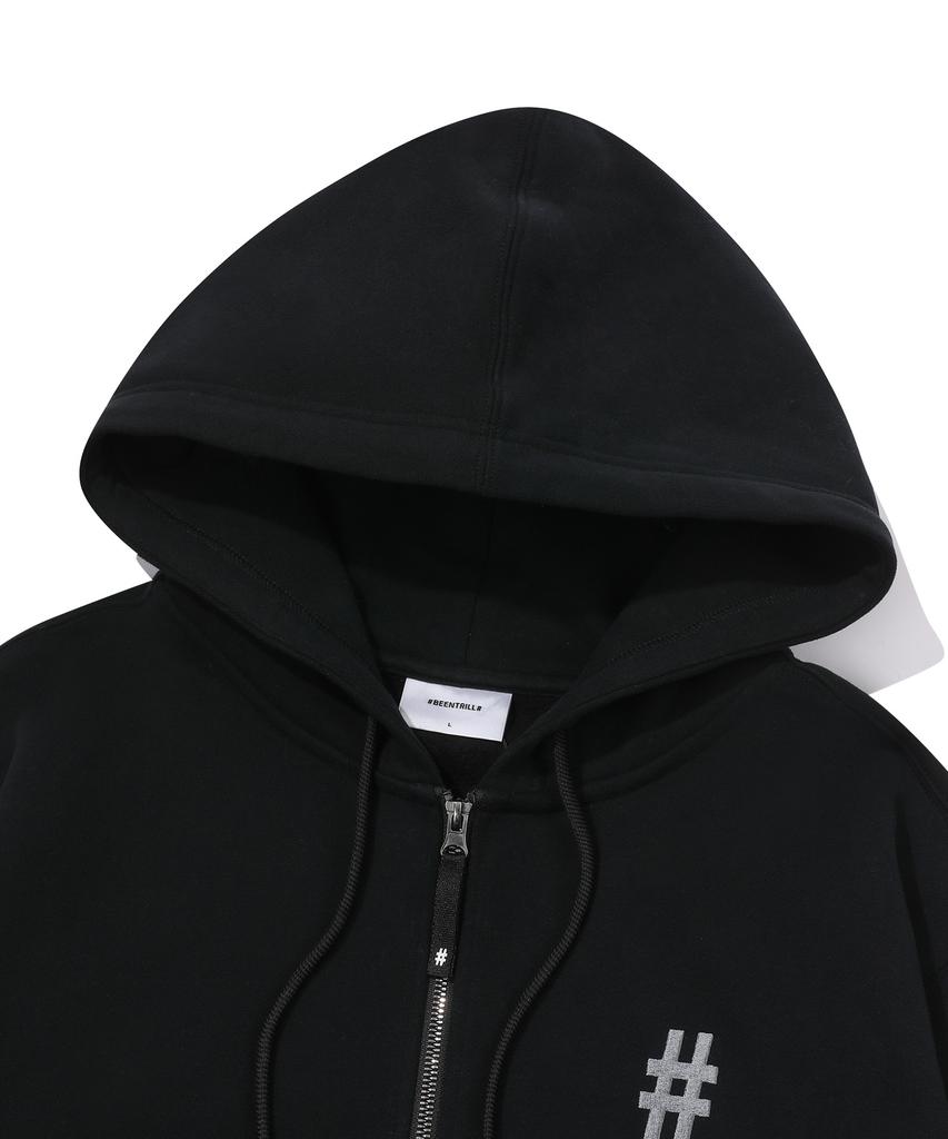 Универсальная флисовая толстовка Beentrill Essential с молнией (черный)