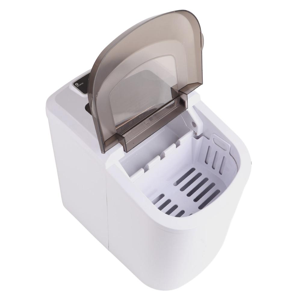Ice Maker Machine ABS White 112W Household Ice Making Machine for Small Market Restaurant Kitchen