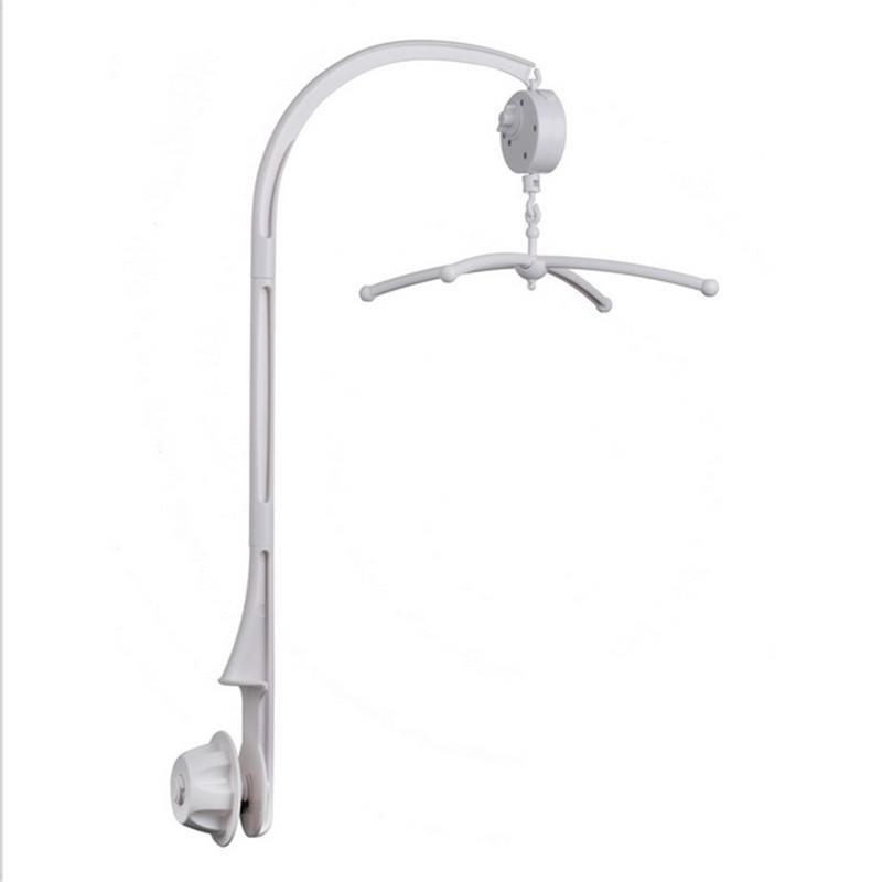 Игрушки, белые погремушки, набор кронштейнов, детская кроватка, мобильная кровать, колокольчик, держатель для игрушек, кронштейн, заводная музыкальная шкатулка