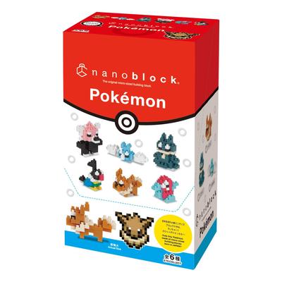 Kawada Nano Block Mini Nano Pokemon Normal Type NBMC_14S BOX Товар 1BOX = 6 штук, всего 6 типов