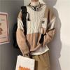Мужской винтажный рождественский свитер в стиле Fair Isle - Толстый, уютный, в японском ретро-стиле