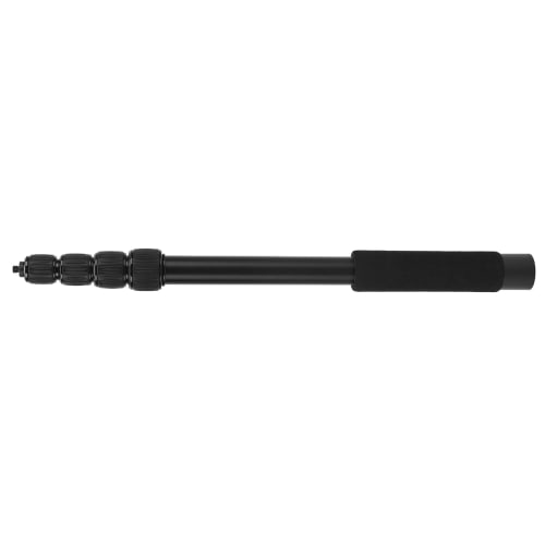 Microphone Boom Arm, Aluminum Alloy Handheld Microphone Extension Arm, Portable Heavy-Duty Microphone Boom Pole with Soft Foam Handle (5 Sections)