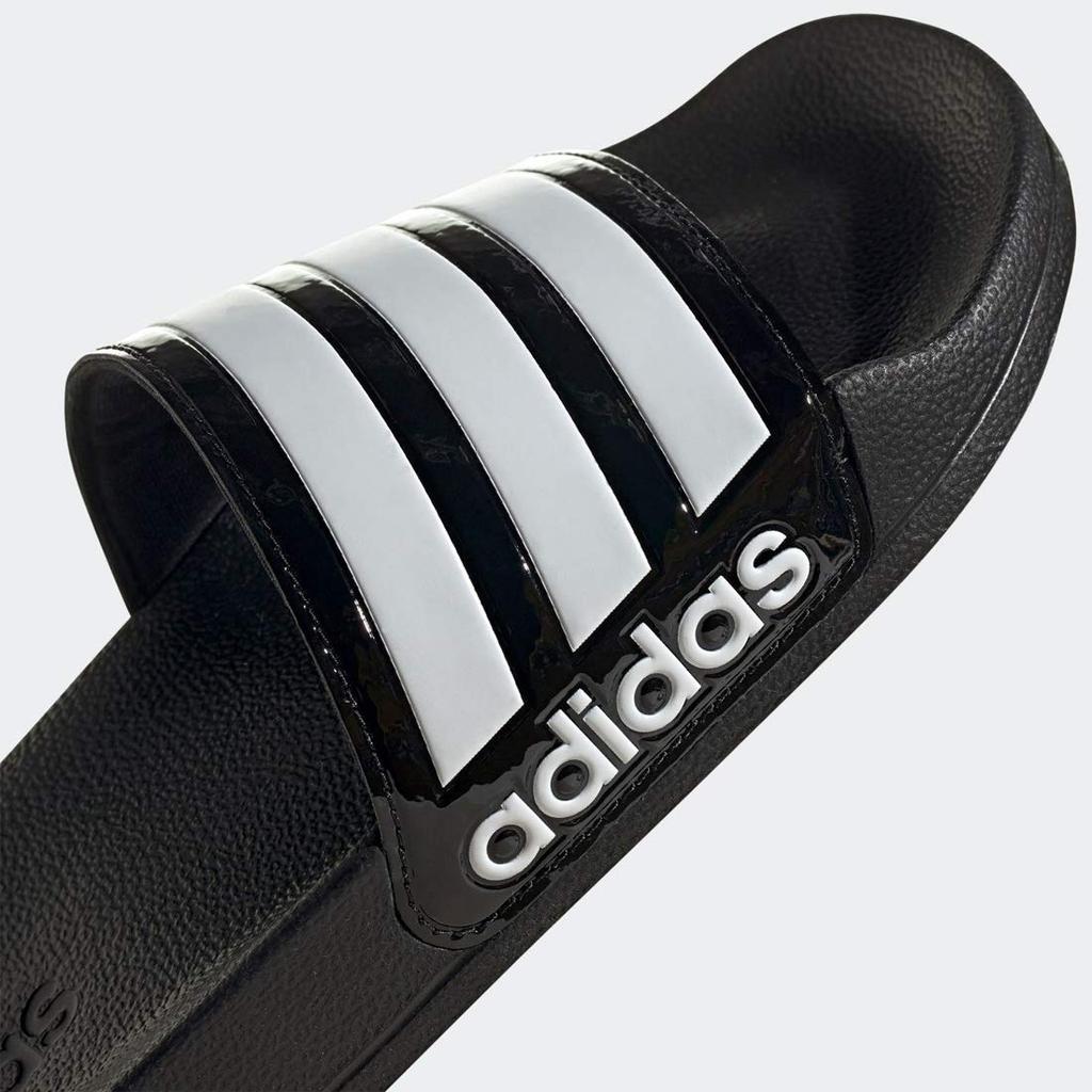 Adidas Adilette Шлепанцы для душа W ADILETTE SHOWER SLIDES Основной белый FZ2852 Оригинальный продукт Adidas Japan [Adidas] Черный/Обувь 27.0см