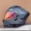 New Motorcycle Helmet Men's Face Helmet Women's Locomotive Full Helmet Summer Double Lens Universal In All Seasons