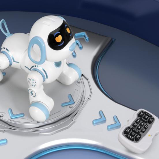 Пульт дистанционного управления робот собака игрушка программирование сенсорный интерактивный электрический умный кот 2.4GHz