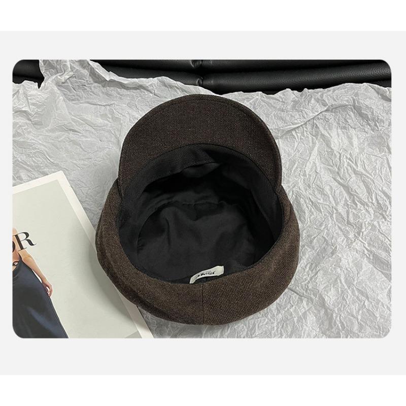 Vintage British Style Women S Beret Hat Artistic Versatile Painter Hat