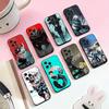 Горячий K-Kaiju No8 Аниме Чехол для телефона Для iPhone 17,16,15,14,13,12,11 Plus,Pro Max,Мягкий силиконовый Черный чехол