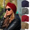 Winter Hair band Croceht Beanies Twist Headwrap Hat Women Felt Hat Head Wrap Caps Ladies Turban