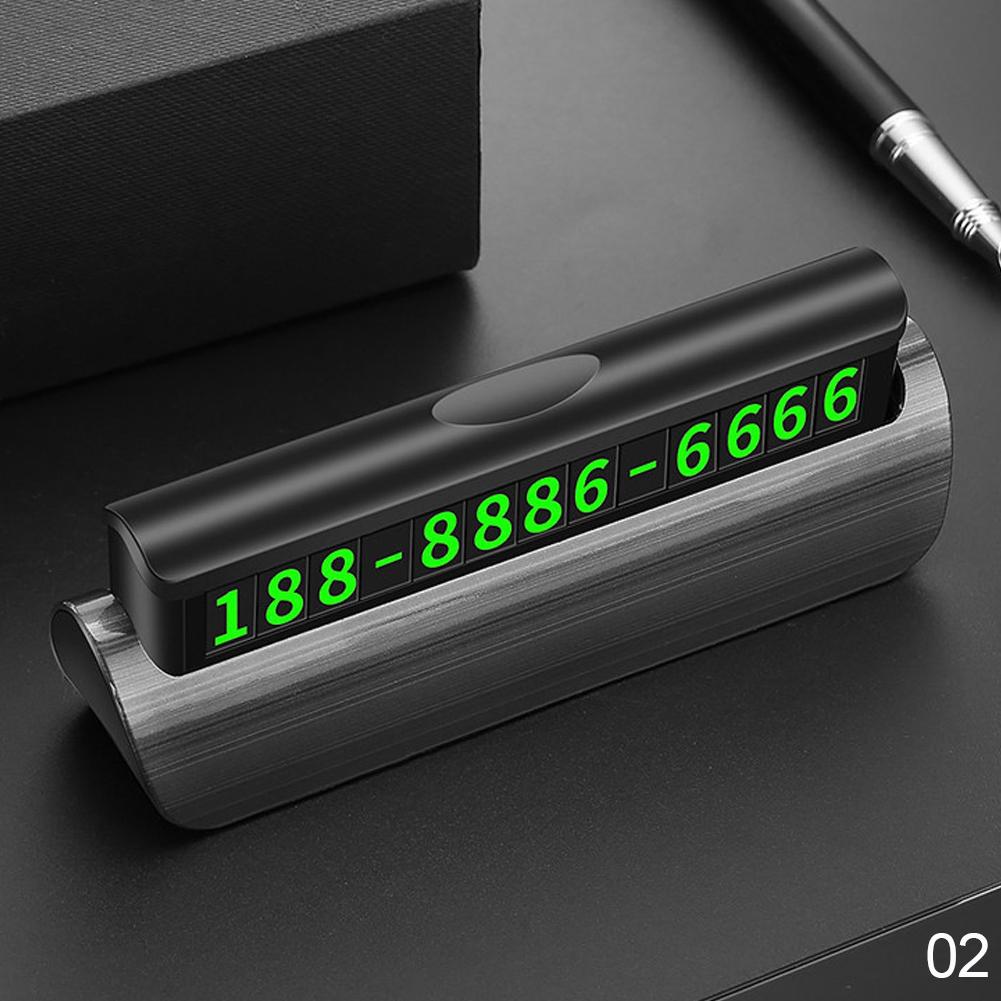 Скрытый светящийся автомобильный номерной знак, автомобильная наклейка, ночник, номер телефона в автомобиле для стайлинга автомобилей, временная парковочная карта