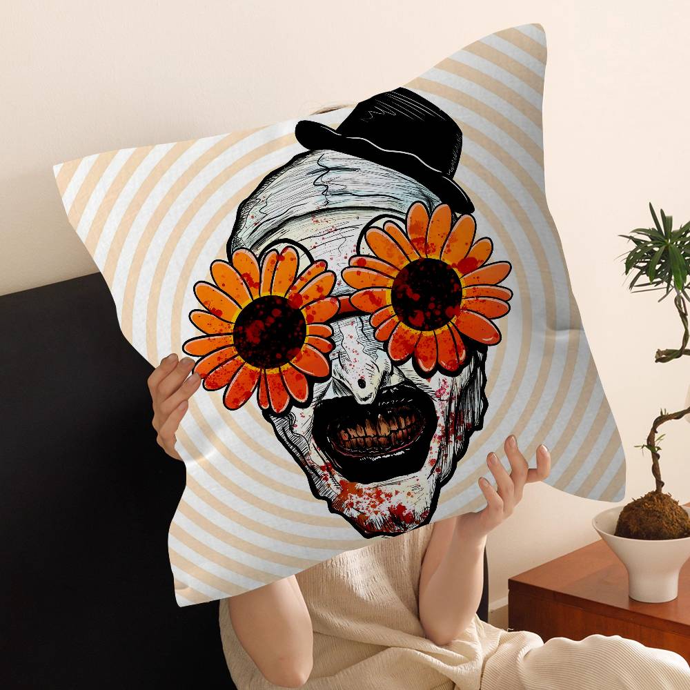 Film Funny TTerrifier Horror pillow cover sofa cushion cover home room decoration children gift
