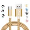 Durable 10FT Ultra Long Nylon Braided USB Charging Cable for iPhone, Type-C Micro USB Charger Cable Cord