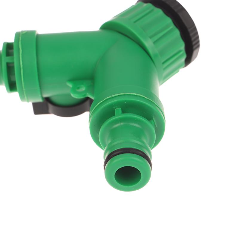 2-Way Garden Tap Water Splitter 3/4" Female Thread Garden Hose Y Type Watering Adjustable Switch Water Controller Valve