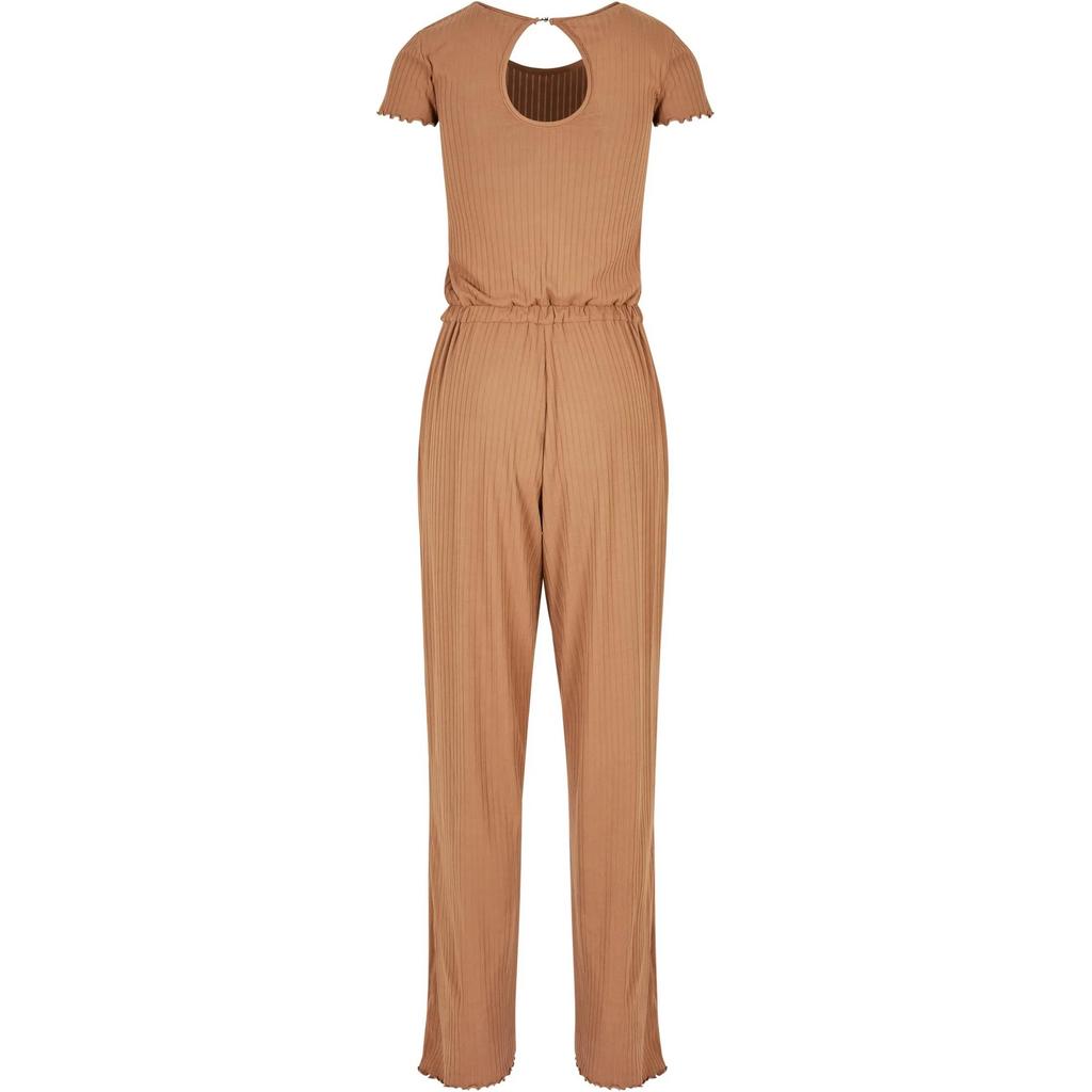 Urban Classics Womens/Ladies Ribbed Wide Leg Jumpsuit