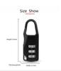 Multifunctional Simple Portable Mini Combination Lock Luggage Accessories Luggage Keychain Locks