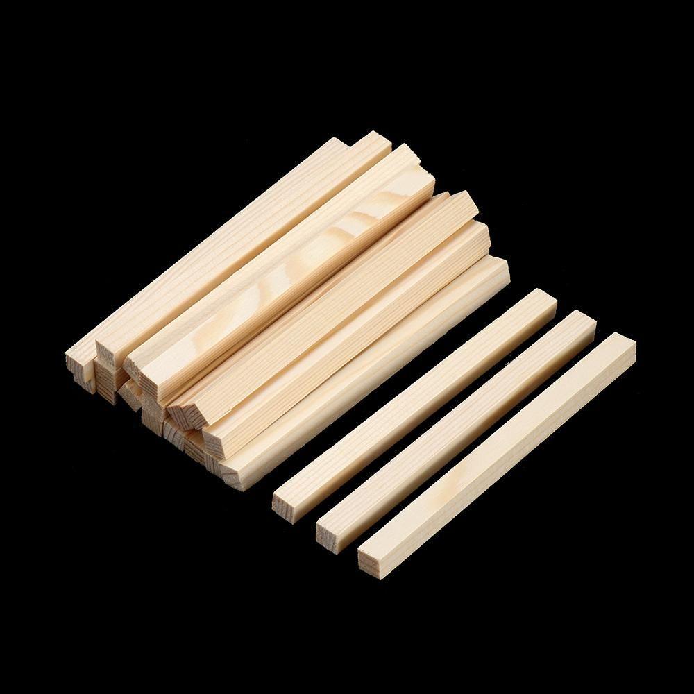 10/30pcs Kids Homemade Children Educational Toys Square Wooden Rods Wooden Diy Craft Counting Stick