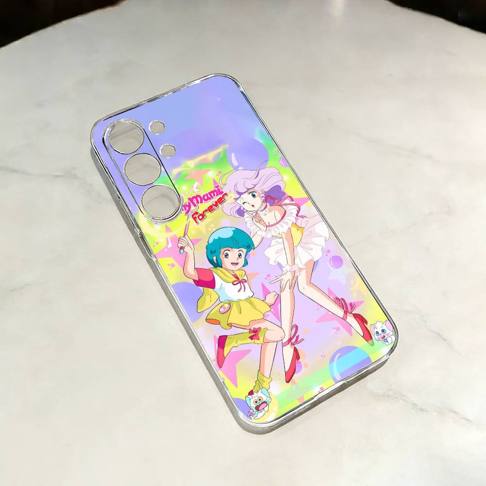 Magical Angel Creamy M-Mami Transparent Shockproof phone Case For Samsung S25,24,21,22,23,30,20,Ultra,Plus,Fe,Lite