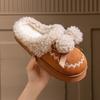 Winter Thickened Thermal Cotton Slippers Non-slip Thick-soled Home Plush Shoes 2025 New Plush Cotton Shoes